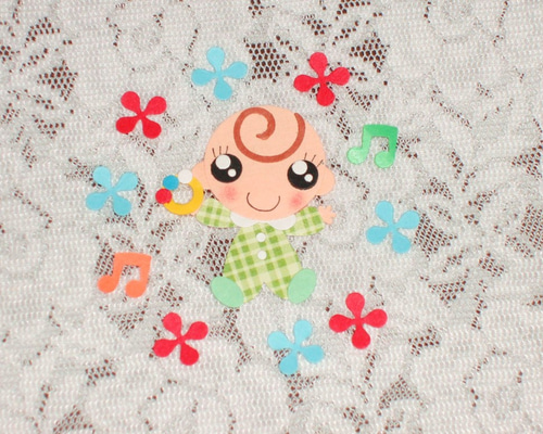 赤ちゃん*baby&男の子*鈴*おもちゃ*クラフトパンチ*アルバム*1 その他