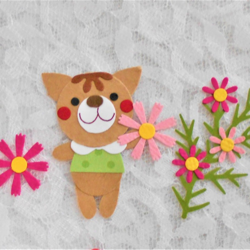 動物＊単品クラフトパンチセット（4種類）*リスさん*お花*フラワー