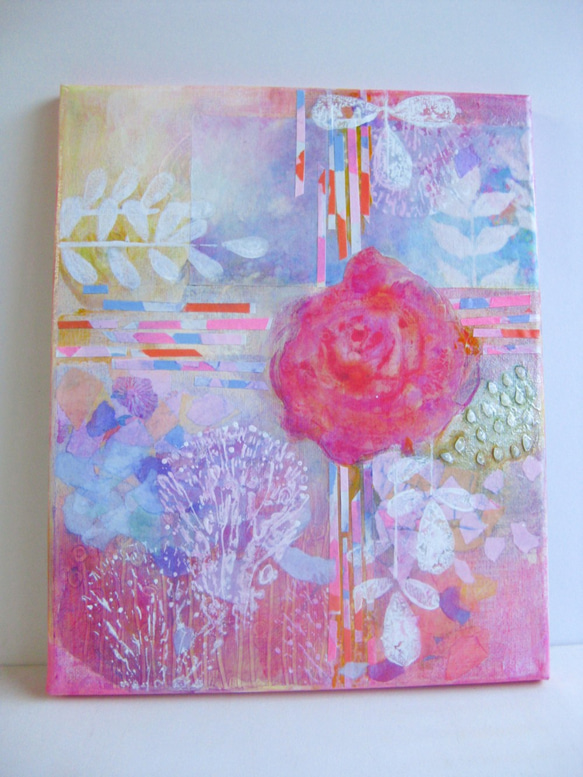 1点物のオリジナル絵画（原画） お菓子の缶をイメージして タイトルは