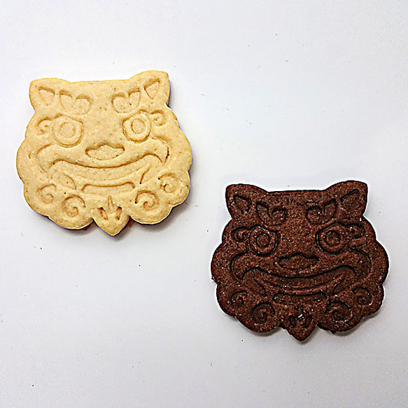 【シーサー吽】クッキー型 / クッキーカッター 3枚目の画像