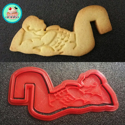 【コップの縁兄貴】/クッキー型 / クッキーカッター 2枚目の画像