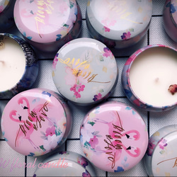 粉嫩香氛蠟燭系列2盒組現貨 第2張的照片