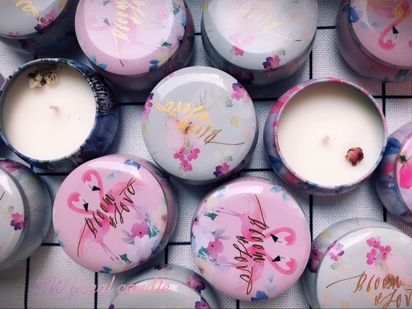 粉嫩香氛蠟燭系列2盒組現貨 第2張的照片