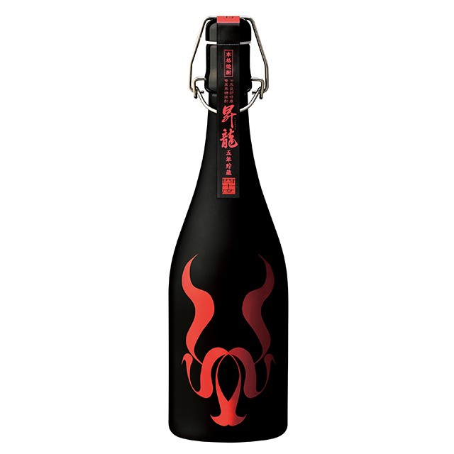 沖永良部産　黒糖焼酎　「三種の神氣　昇龍40度（赤ラベル）」化粧箱付き