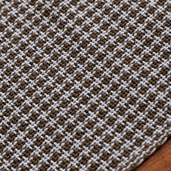 手織りコットンストール 3シーズンﾁｸﾁｸしない 千鳥格子ｸﾞﾚｰxﾌﾞﾗｳﾝ 4枚目の画像