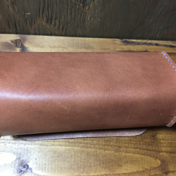 手縫い牛本革　leatherポーチ　IQOS3  /  IQOS3DUO ☘️アンティークwild仕様 8枚目の画像