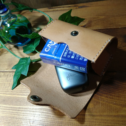 ITALIA産チョコ 高級ショルダー本革スマホケース❤ハンドメイド✿iPhone ITALIA産チョコ本革 高級ショルダー本革スマホケース＆本革紐