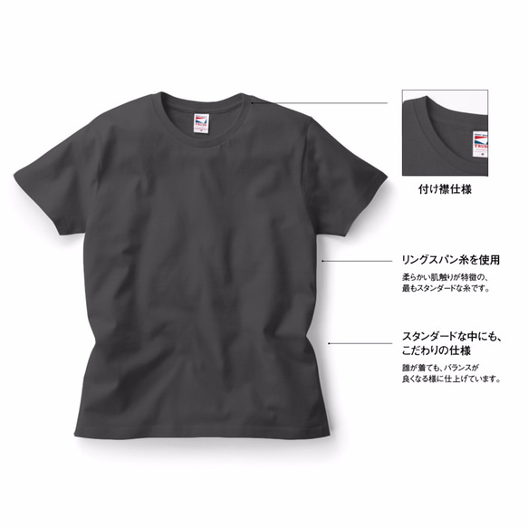 ライカ M10カメラ風 ラインアートTシャツ（黒） 6枚目の画像