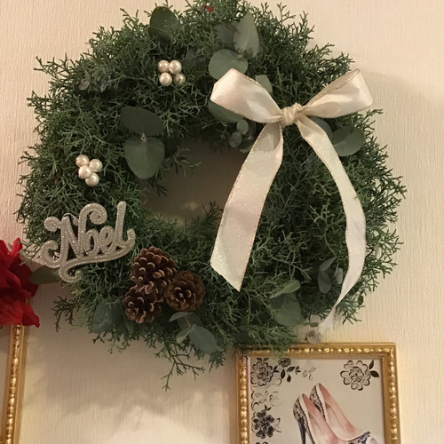 ユーカリのクリスマスリース 直径約40㎝