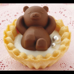 クマ型　シリコンモールド(*￣(ｴ)￣*)　(チョコ、クッキー型☆彡) 3枚目の画像