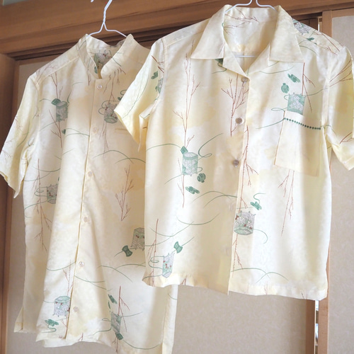 女性用◇かりゆし◇かりゆしウェア◇アロハシャツ◇半袖シャツ◇ペア  