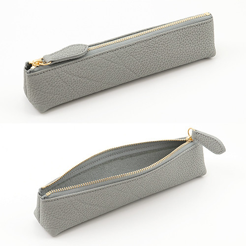 大人の 牛革 スリム ペンケース 【訳あり】 ショルダー部位使用 ドイツ