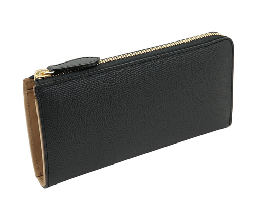 ドイツ クロム鞣し 最高峰 牛革 ノブレッサカーフ 本革 L字ファスナー