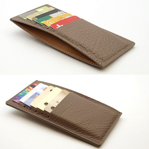ドイツシュリンク トープ カードケース カブセ財布に綺麗に収まる （カード12枚収納可） RIA CREATION 4枚目の画像
