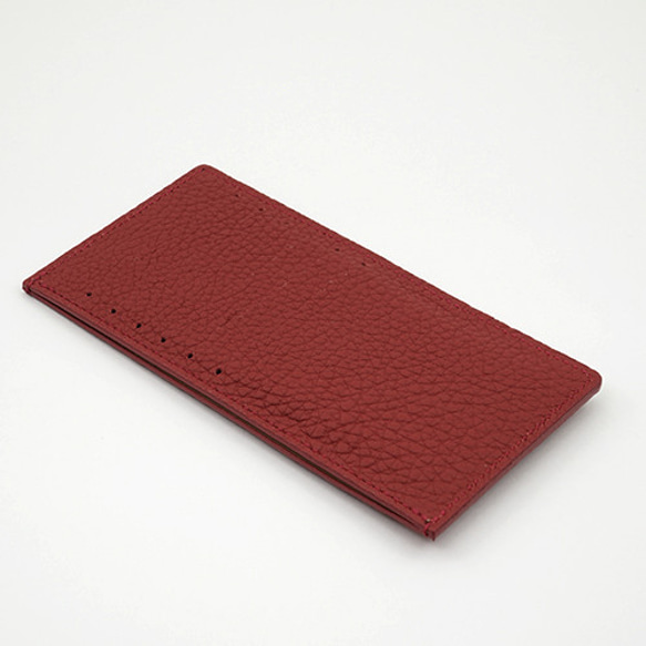 ドイツシュリンク 赤 カードケース カブセ財布に綺麗に収まる （カード12枚収納可） 1枚目の画像