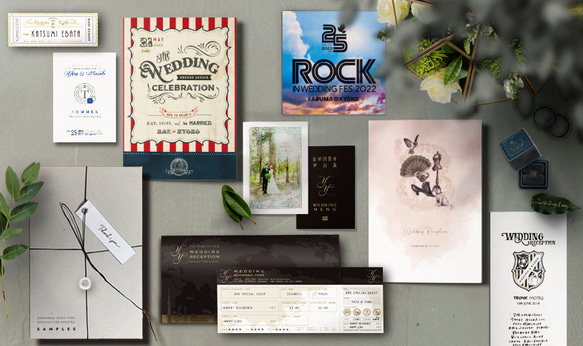 在庫終了：サンプルセット【オーダーメイド用】（招待状／プロフィール