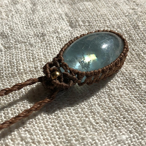 シラーが不思議～アクアマリンのネックレス ネックレス