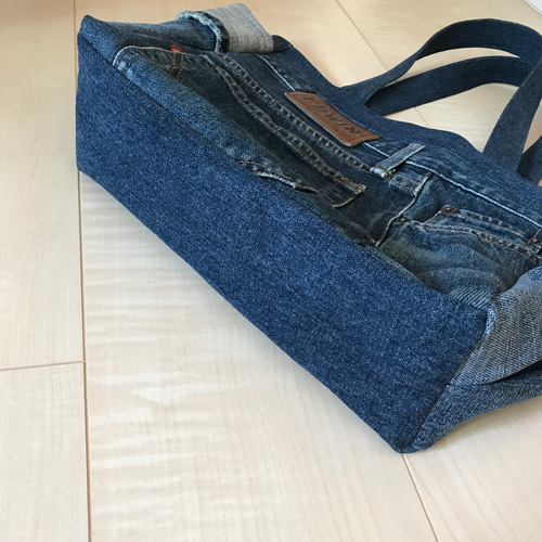 デニムリメイク 大容量トートバッグ トートバッグ GAJUMARU 通販