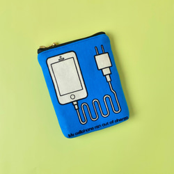 充電器ケース（ブルー） 1枚目の画像
