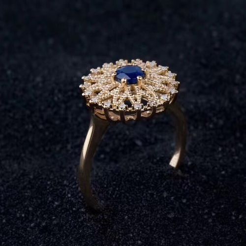 18k 刻印 リング 宝石 付き 11号4.63g レディース 18k 刻印 リング