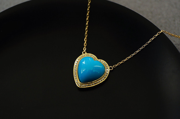 天然ダイアモンドハートカットルースネックレスピアスリング素材