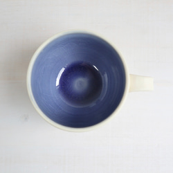 キャンバスマグカップ　瑠璃紺 3枚目の画像