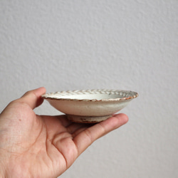 リーフ　小鉢（小皿）　ホワイト 3枚目の画像