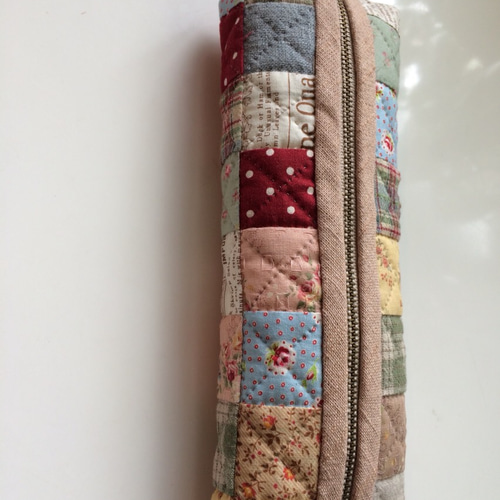 四角つなぎのパッチワークペンケース（キット) その他ケース