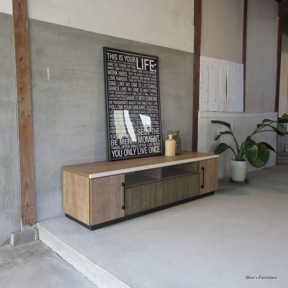 ブランド公式通販 テレビボード テレビ台 ローボード 男前家具