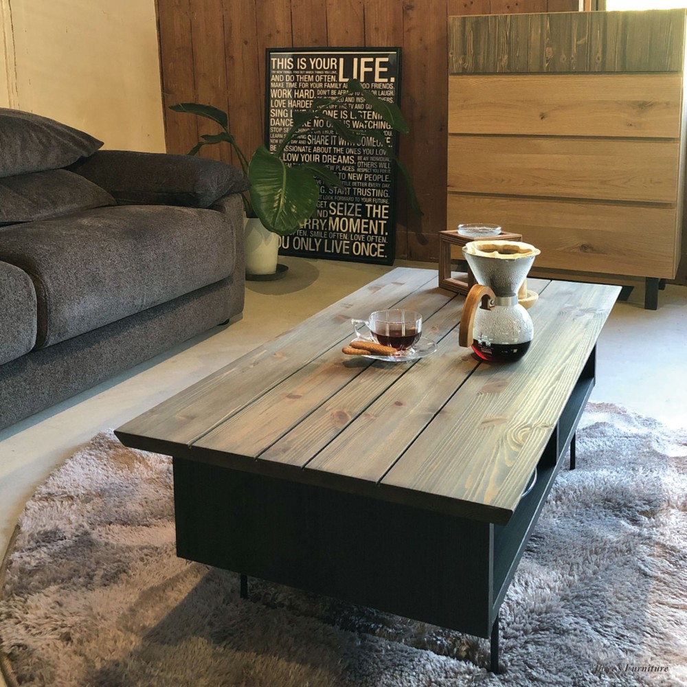 ローテーブル センターテーブル リビングテーブル ブルックリン