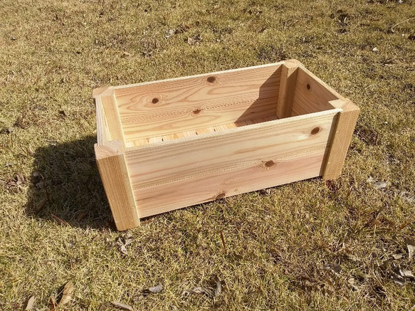 100%天然オーガニックウッドボックス　木箱〈2個セット〉 2枚目の画像