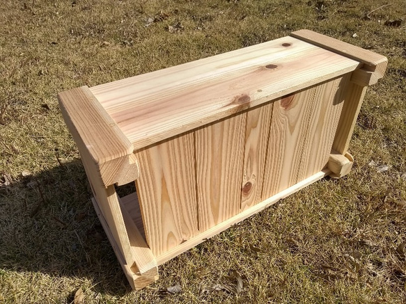 100%天然オーガニックウッドボックス　木箱〈2個セット〉 5枚目の画像