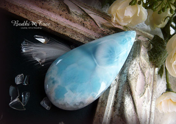 [免費送貨] Larimar（藍色膨潤土）鬆散 第1張的照片