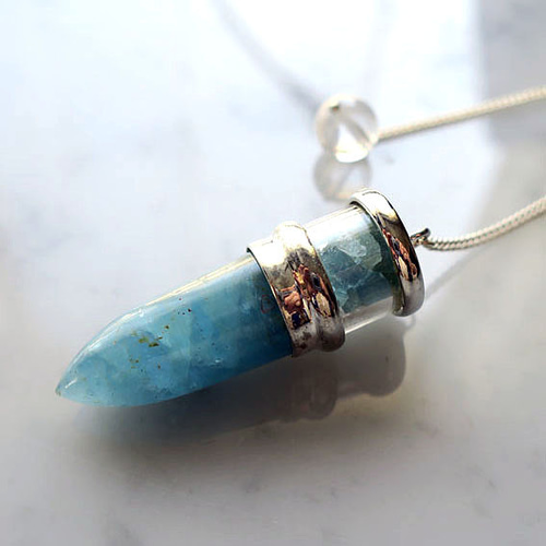 WアクアマリンSilver925ペンジュラム（ペンデュラム） その他雑貨