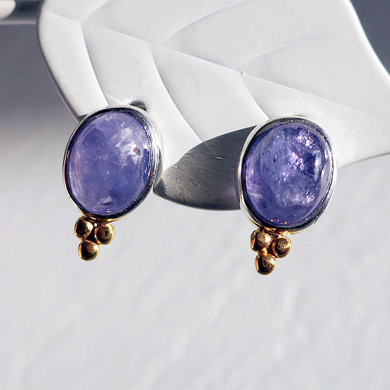 【タンザナイトピアス】エスニック 両耳｜天然石ジュエリー × 12月誕生石 冬の誕生石2024