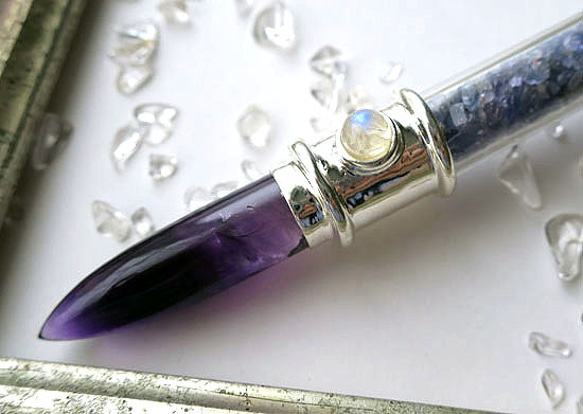 [免費送貨]坦桑石和紫水晶魔杖 第2張的照片