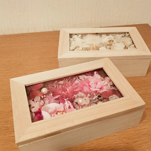 小さなフラワーボックス(pink) 2枚目の画像