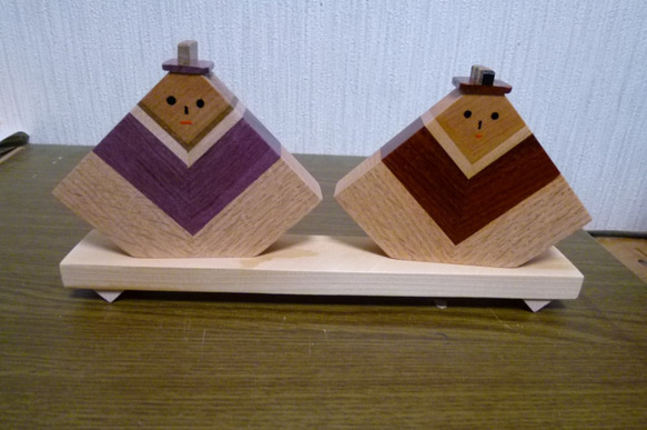 おひな様 純正木工工芸品 500円値引きしました その他インテリア