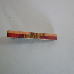 ネクタイピン　寄木細工　伝統の和文化 3枚目の画像