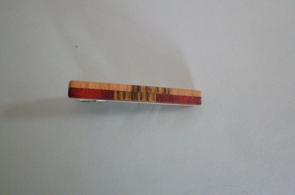 ネクタイピン　寄木細工　伝統の和文化 3枚目の画像