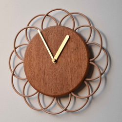 マホガニーの時計 5枚目の画像