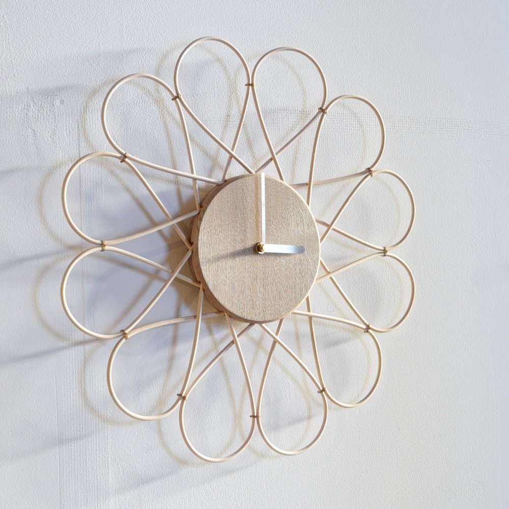 籐とならの大きな時計