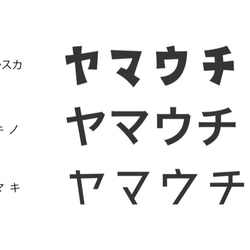 【鉄文字表札カタカナ】アイアン 切り文字（2文字） 4枚目の画像