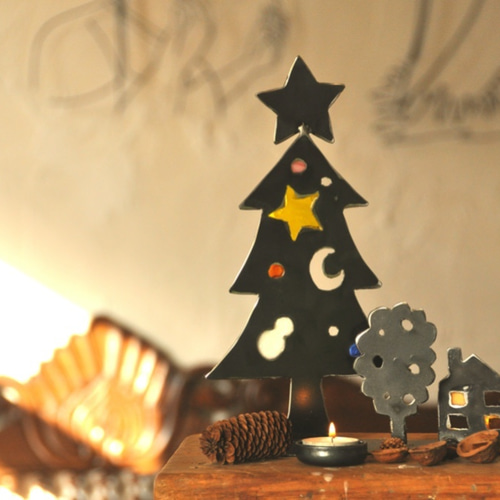 Creema限定】アイアン クリスマスツリー(S) その他インテリア雑貨 じん