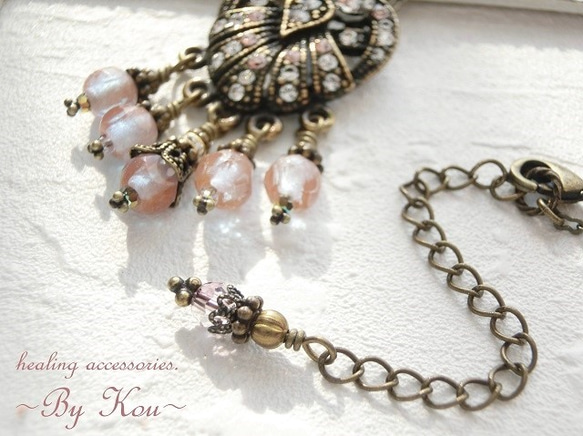 〈TIME SALE〉～*･ღ＊愛しのantique saphiret＊ღ.*～ネックレス。Ⅱ 4枚目の画像