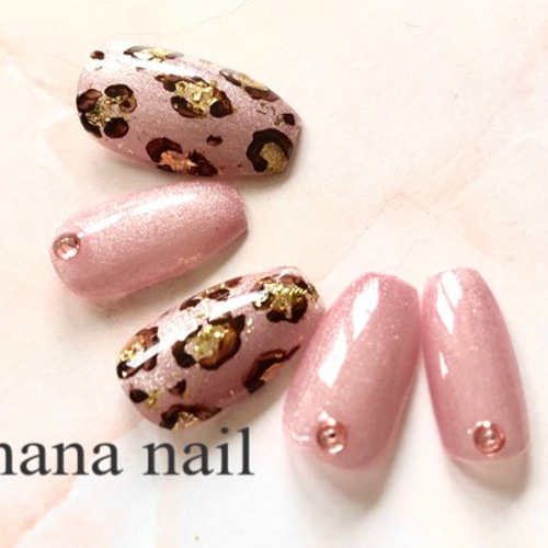 ネイルチップ オーダー ミラー ニュアンス レオパード フレンチ マグネット ネイルチップ オーダー ミラー ニュアンス レオパード フレンチ