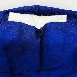 環保布口罩，內袋，四季清爽，寶藍，藍靛，海軍藍 第5張的照片