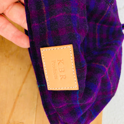 Vintage PENDLETON リメイクウールベレー帽 ペンドルトンウール 4枚目の画像