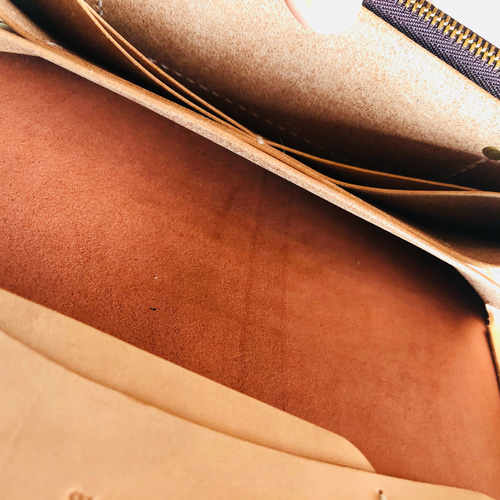 トラッカーウォレット ホースハイド ロング handmade CLA001