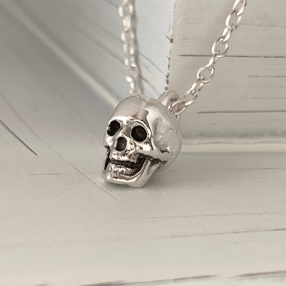 スカルチョーカーネックレス　SkullChoker necklace sv925 7枚目の画像